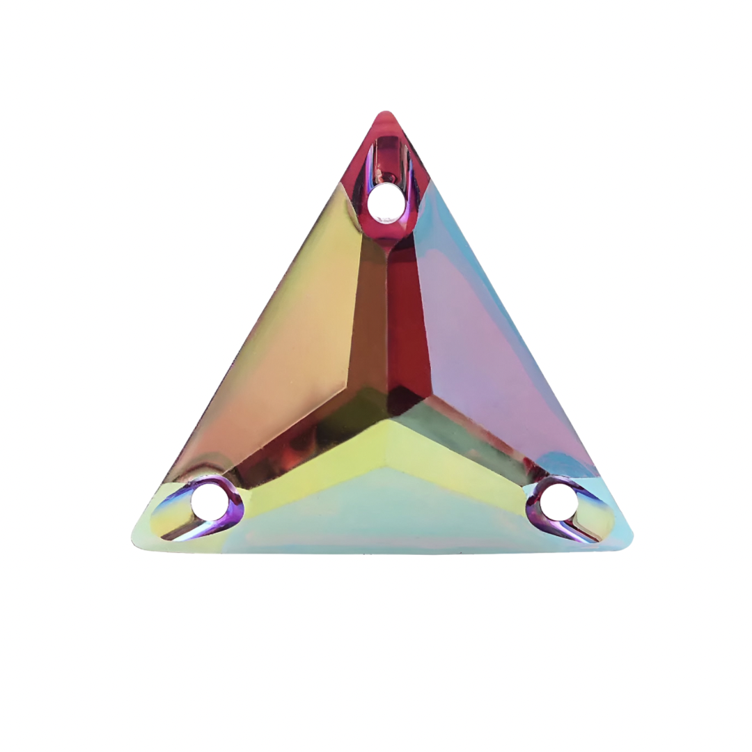 Aufnähsteine - Triangle - Light Siam AB