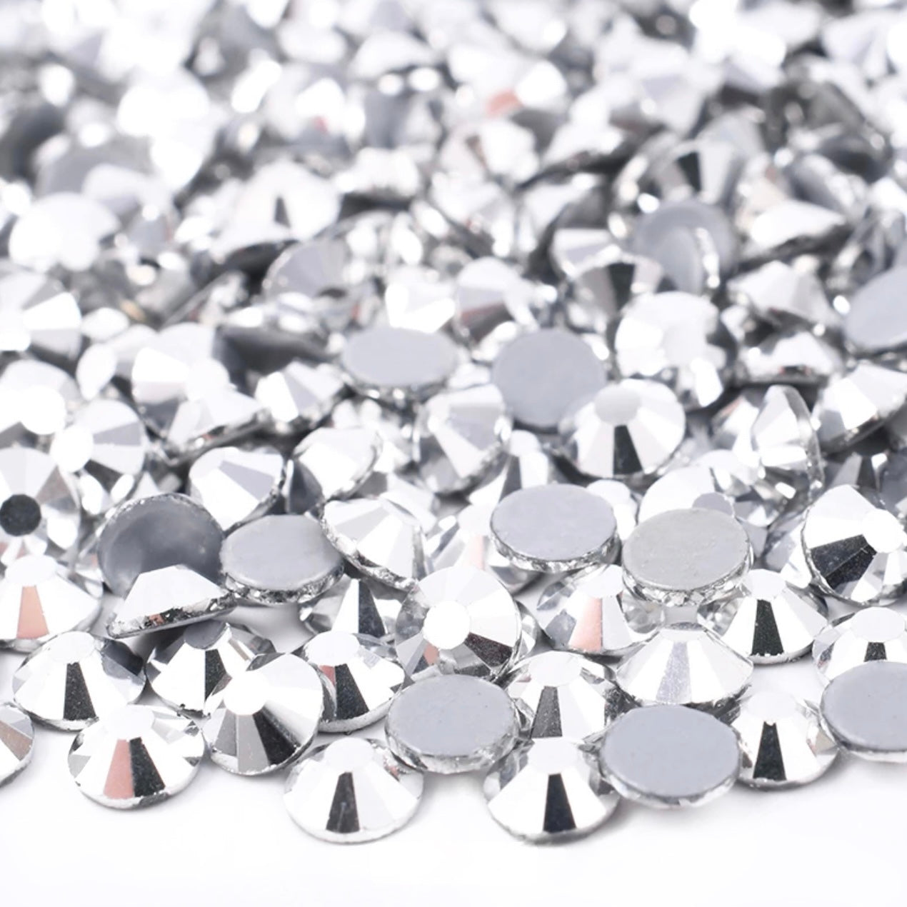 Strasssteine Hotfix - Mine Silver