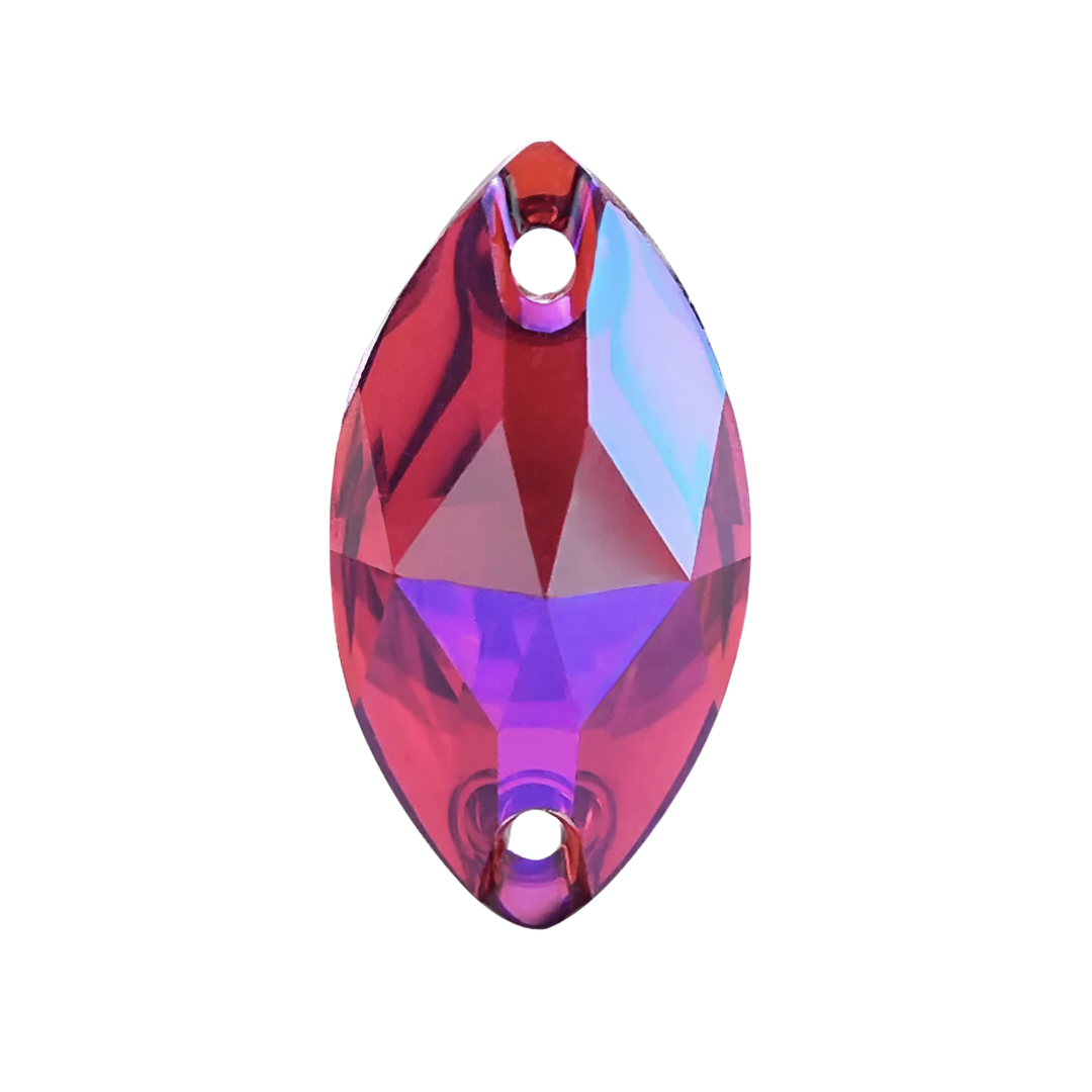 Aufnähsteine - Navette - Light Siam AB