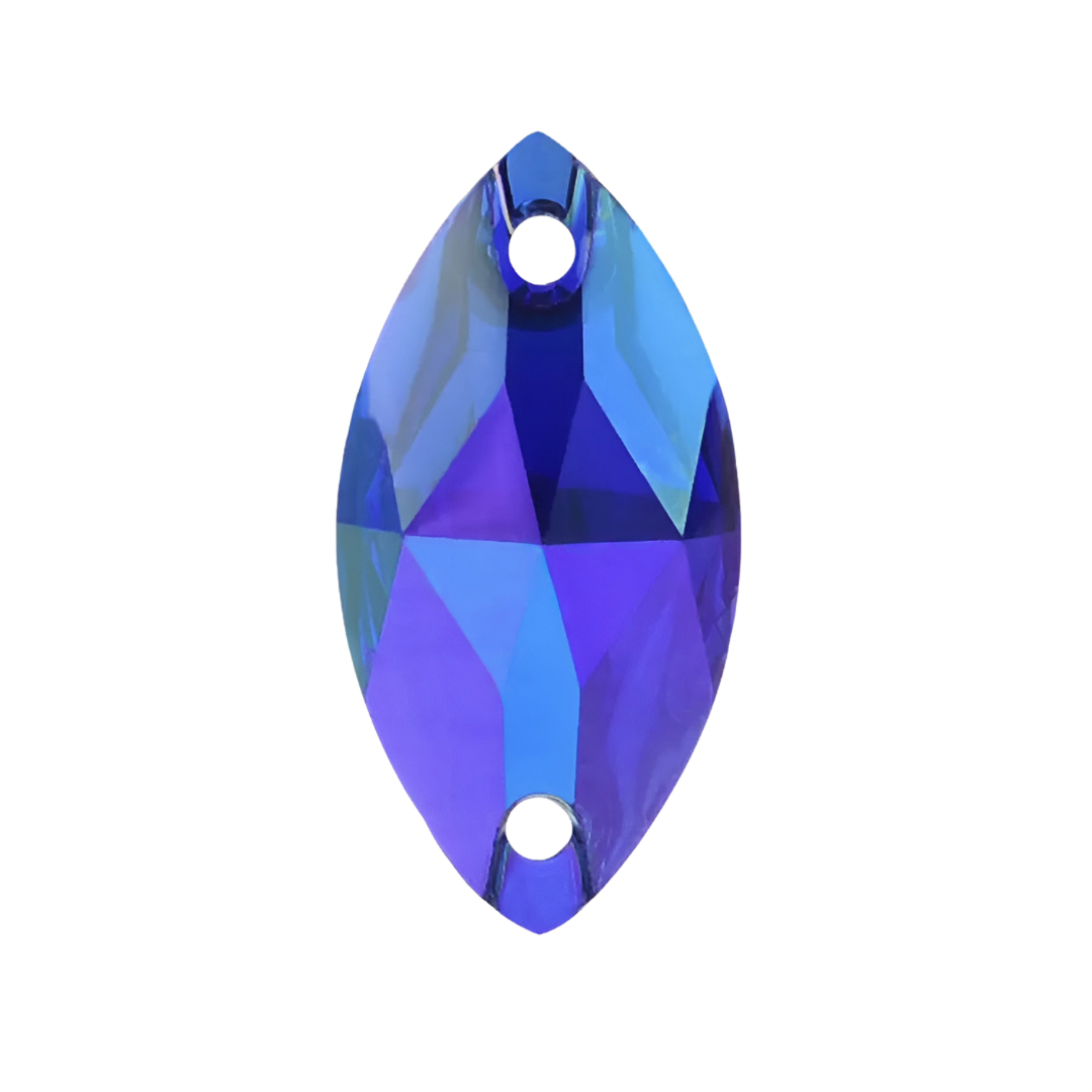 Aufnähsteine - Navette - Sapphire AB