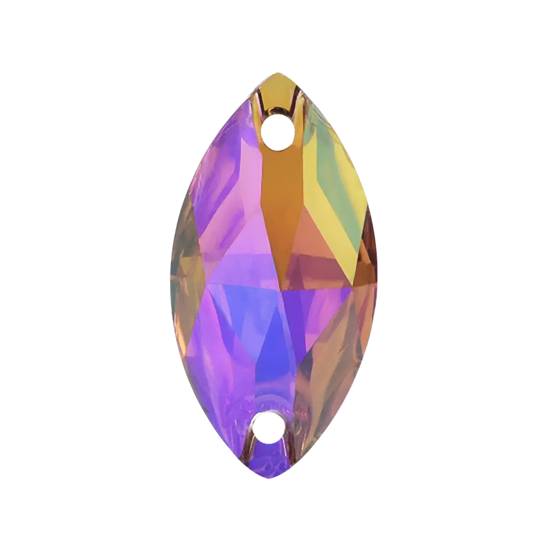 Aufnähsteine - Navette - Topaz AB