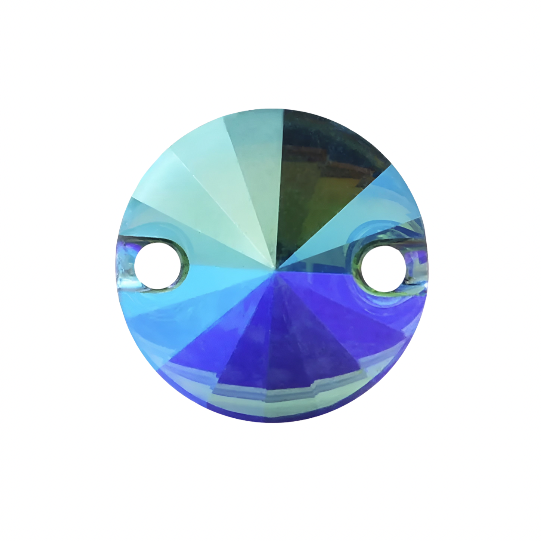 Aufnähsteine - Rivoli - Blue Zircon AB