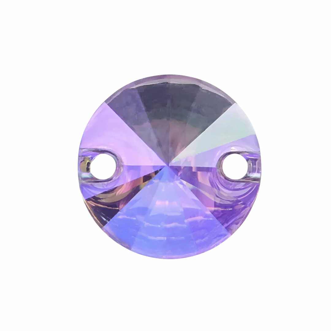 Aufnähsteine - Rivoli - Light Amethyst AB