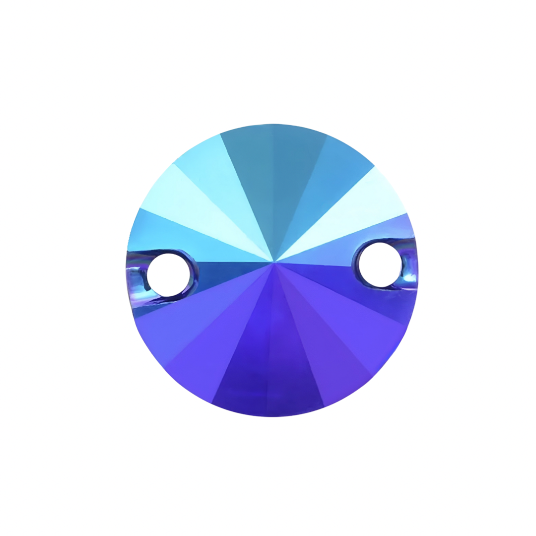 Aufnähsteine - Rivoli - Sapphire AB