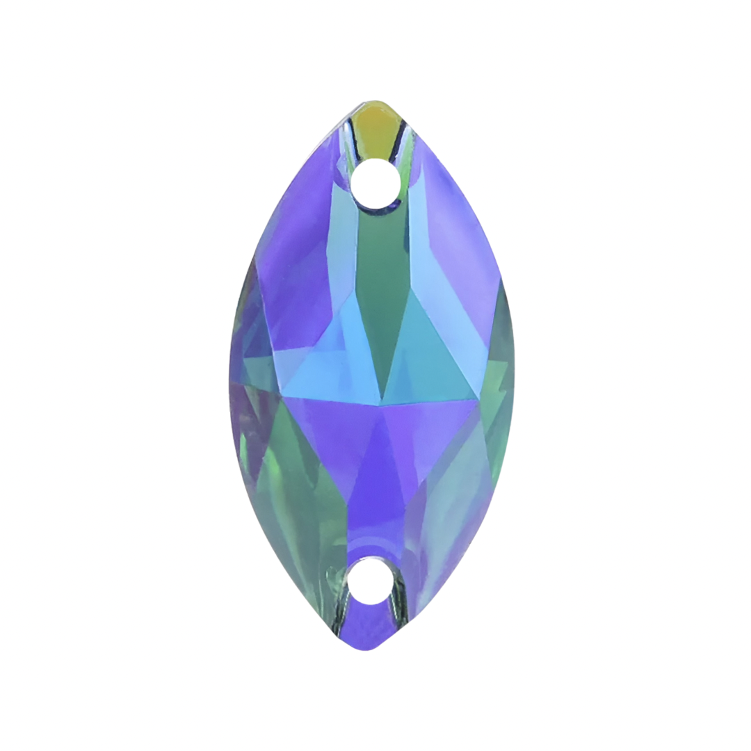 Aufnähsteine - Navette - Emerald AB