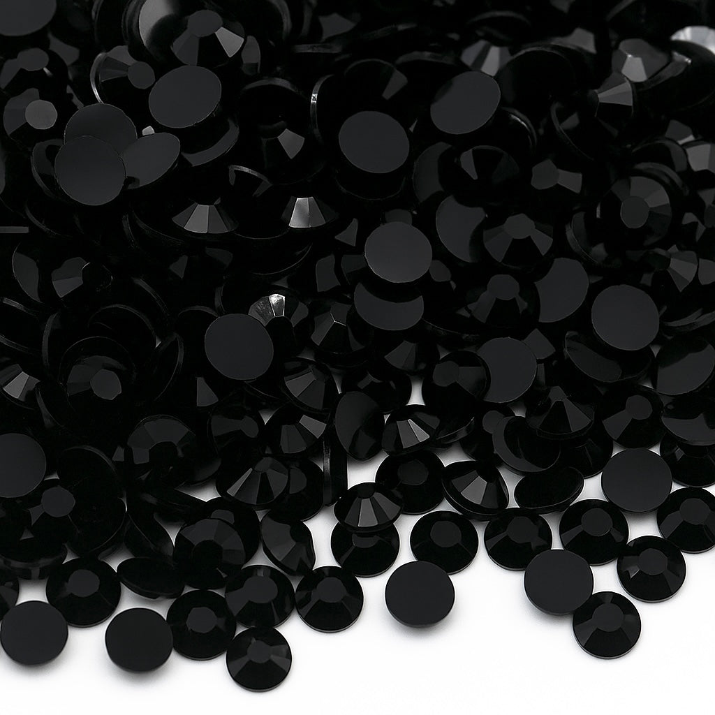 Strasssteine Non Hotfix - Jelly Bottom - Jet Black