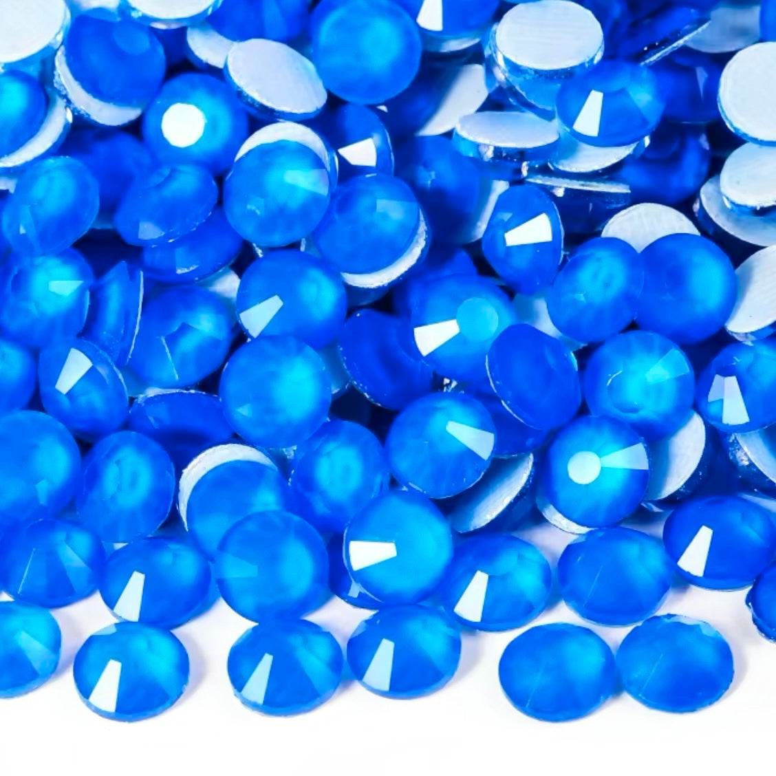 Strasssteine Hotfix - Neon - Blue