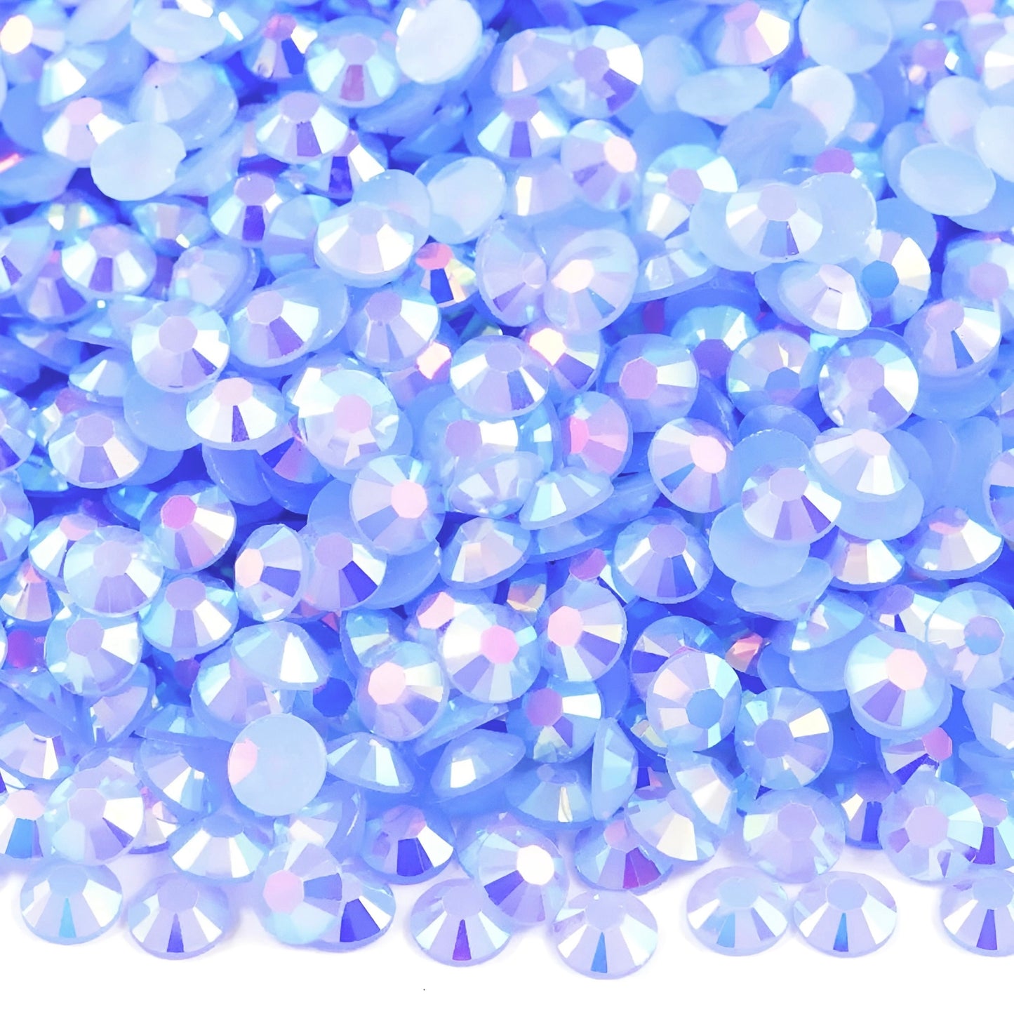 Strasssteine Non Hotfix - Jelly Bottom - Light Sapphire AB