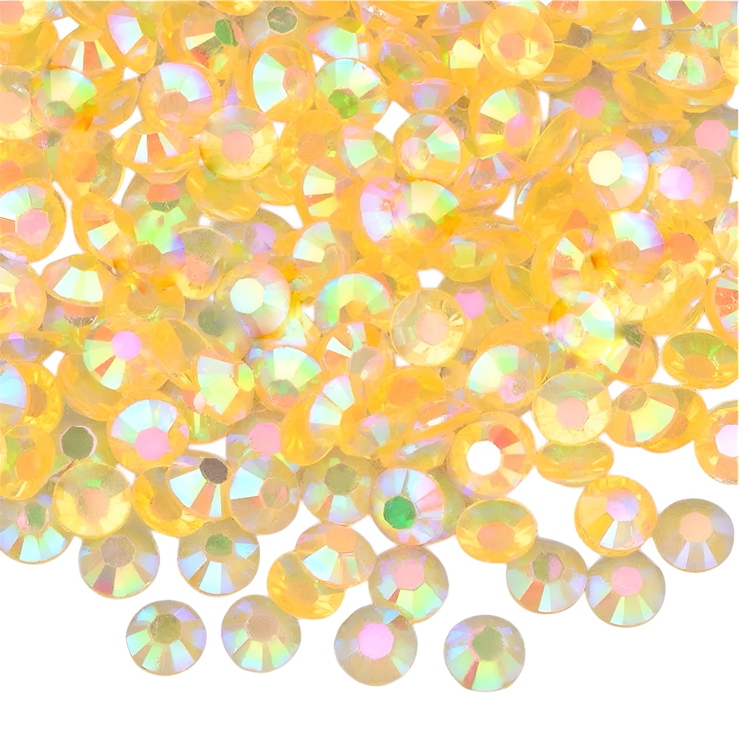 Strasssteine Non Hotfix - Jelly Bottom - Clear Topaz AB