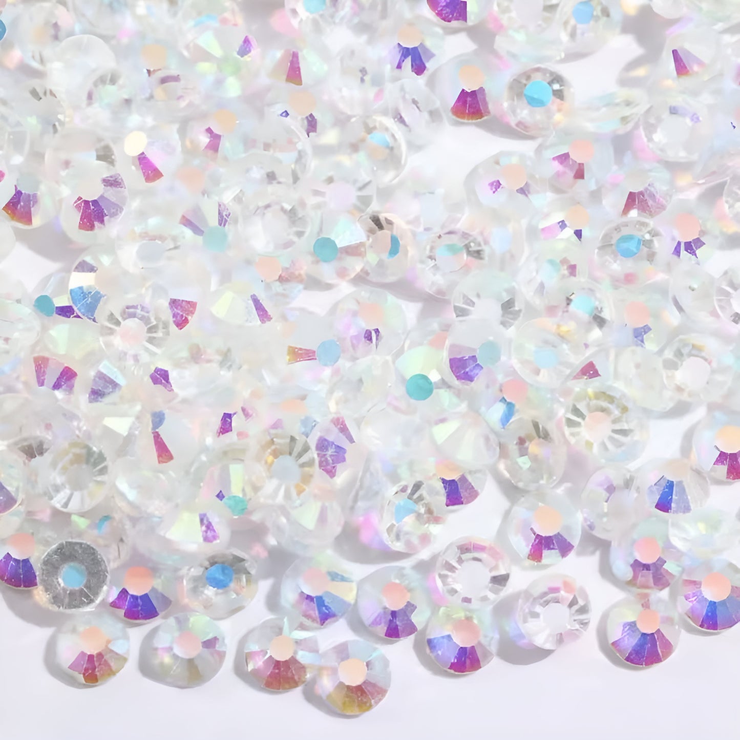 Strasssteine Non Hotfix - Jelly Bottom - Transparent AB