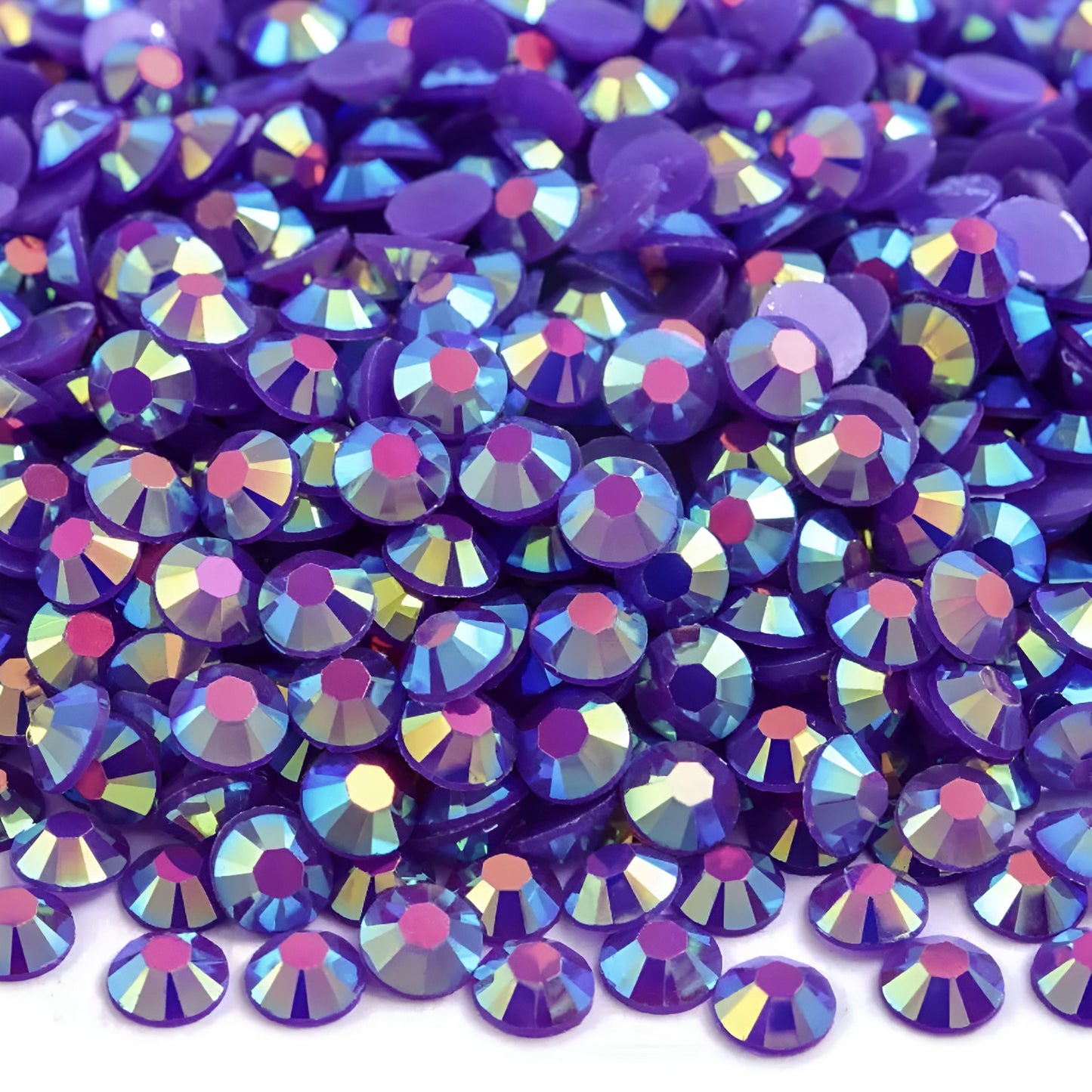 Strasssteine Non Hotfix - Jelly Bottom - Amethyst AB