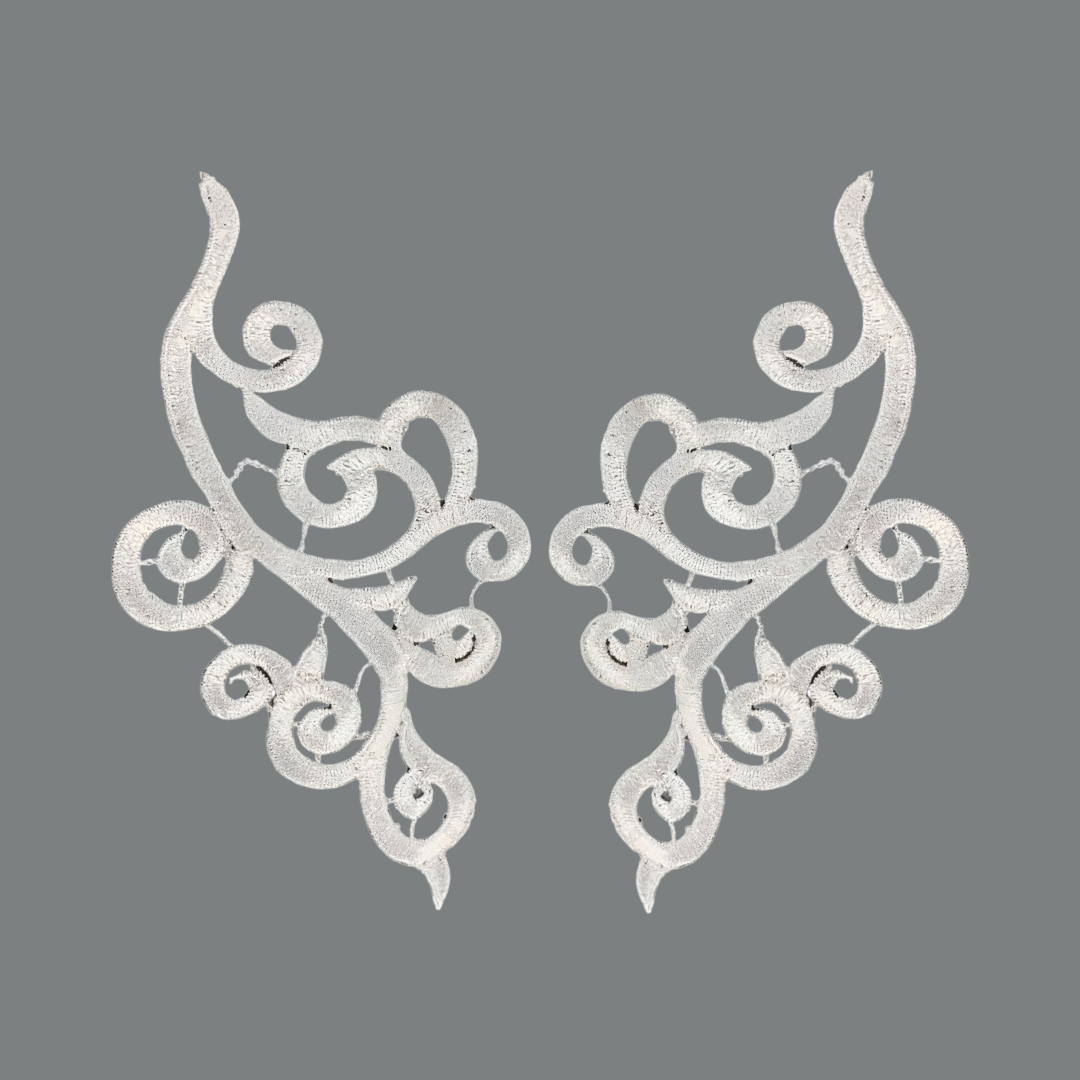 Stoffapplikation Paar Emilia