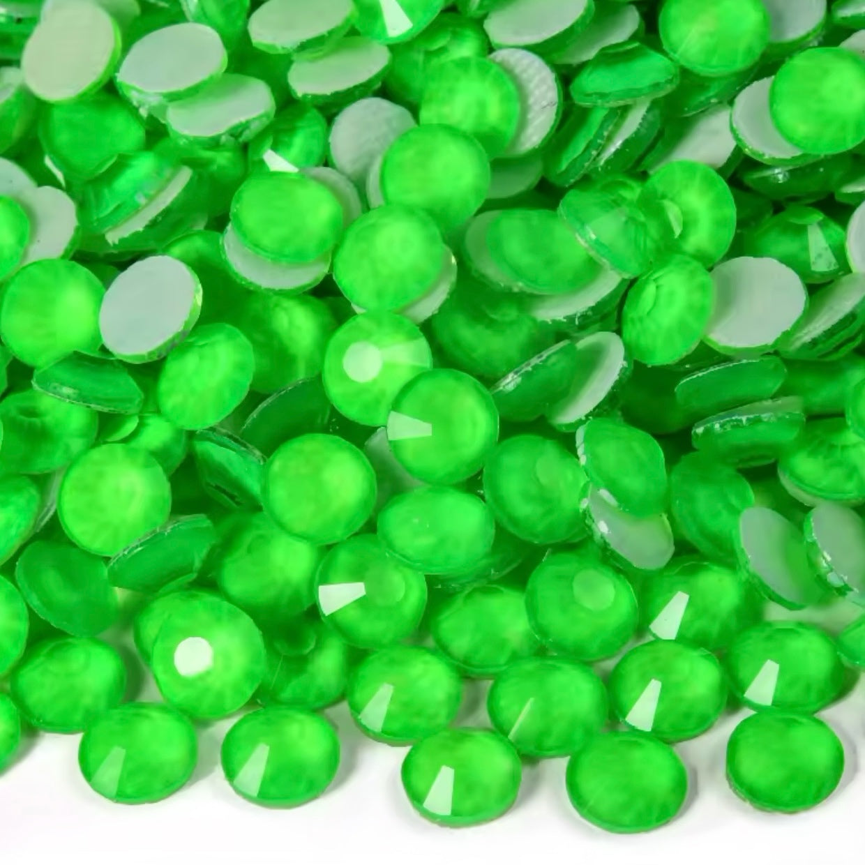 Strasssteine Hotfix - Neon - Green