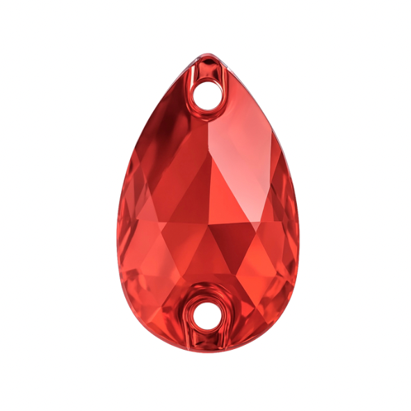 Aufnähsteine - Teardrop - Light Siam
