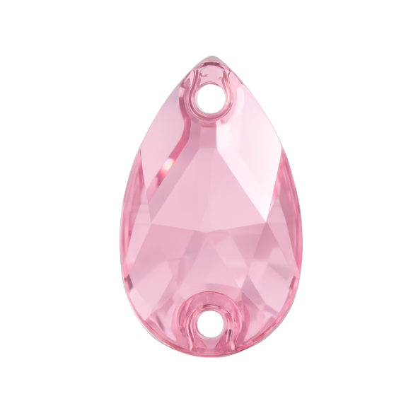 Aufnähsteine - Teardrop - Pink