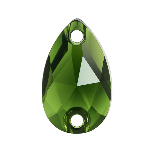 Aufnähsteine - Teardrop - Army Green