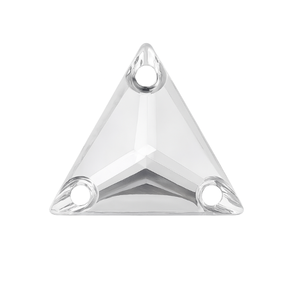 Aufnähsteine - Triangle - Crystal
