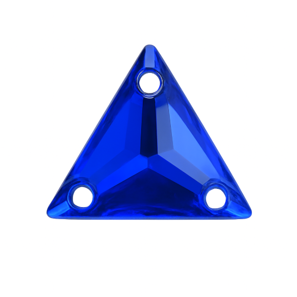 Aufnähsteine - Triangle - Sapphire