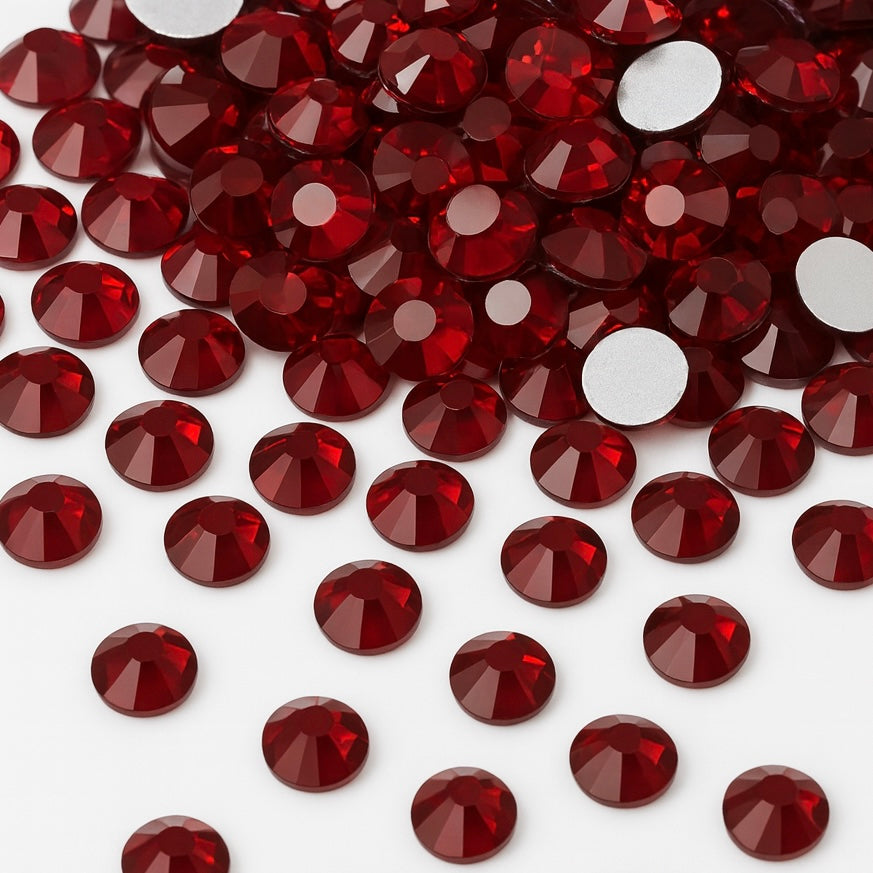 Strasssteine Non Hotfix - Glas - Dark Siam