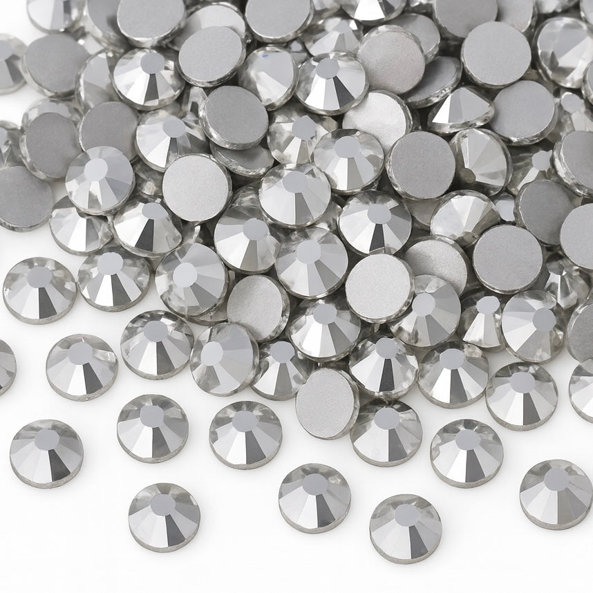 Strasssteine Non Hotfix - Glas - Mine Silver