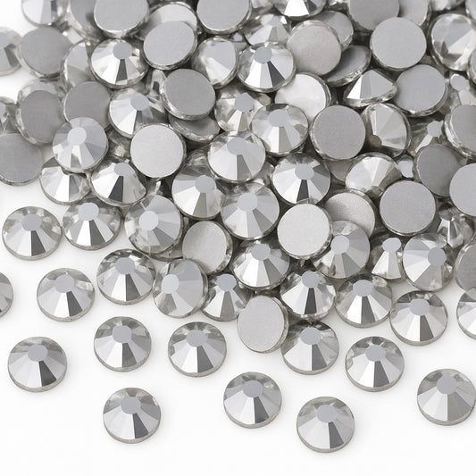 Strasssteine Non Hotfix - Glas - Mine Silver
