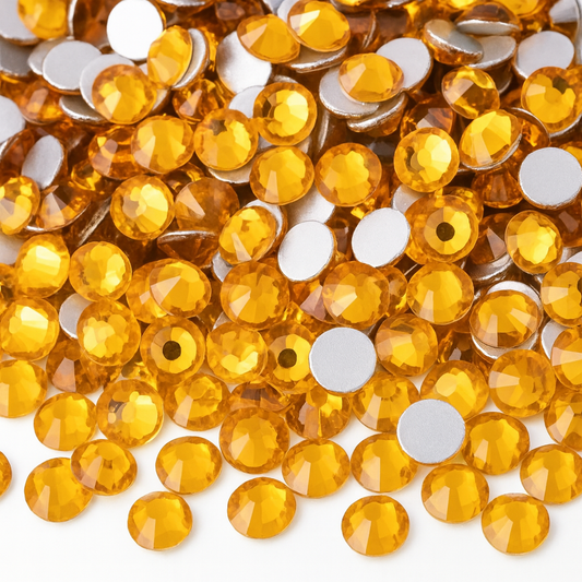 Strasssteine Non Hotfix - Glas - Topaz