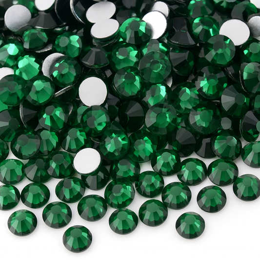 Strasssteine Non Hotfix - Glas - Emerald