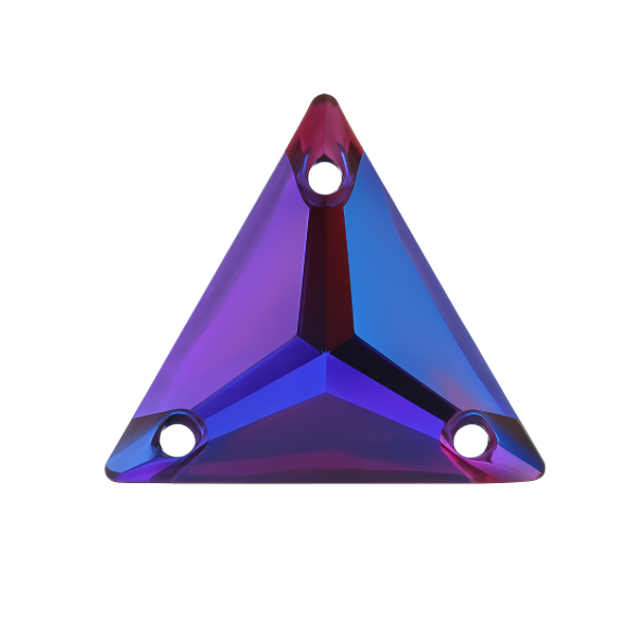 Aufnähsteine - Triangle - Dark Amethyst AB