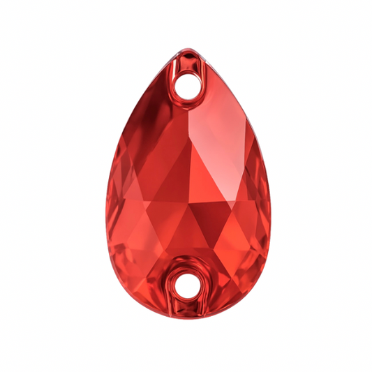 Aufnähsteine - Teardrop - Light Siam