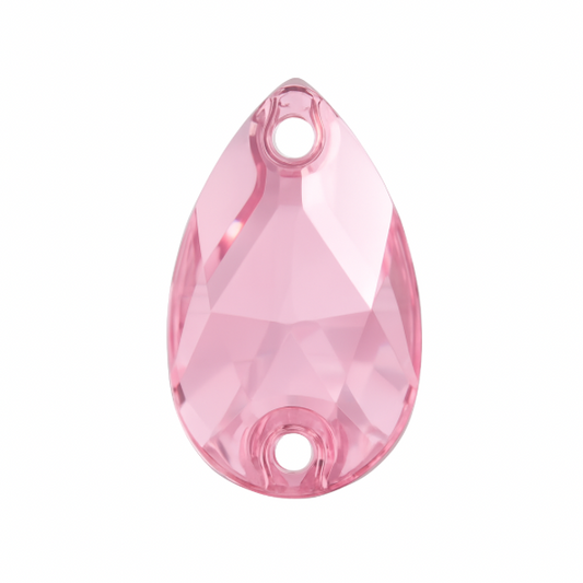 Aufnähsteine - Teardrop - Pink