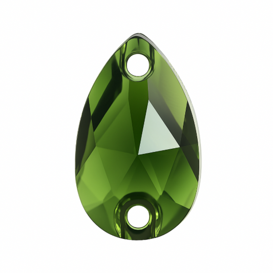 Aufnähsteine - Teardrop - Army Green