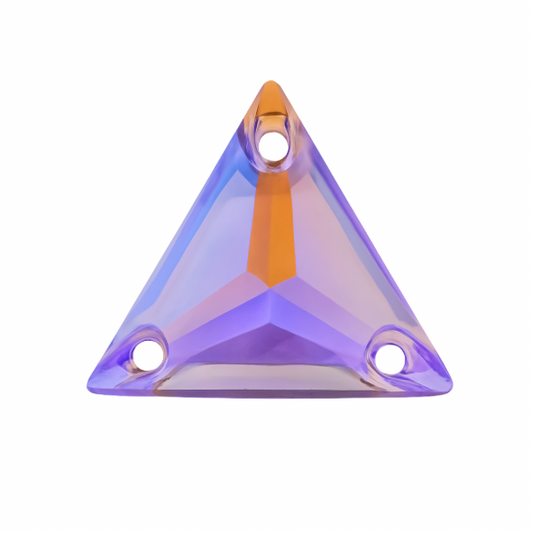 Aufnähsteine - Triangle - Light Amethyst AB